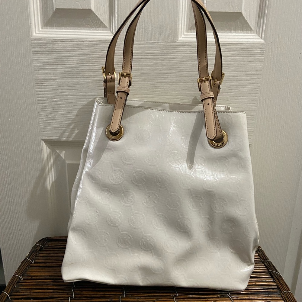 Michael Kors white purse